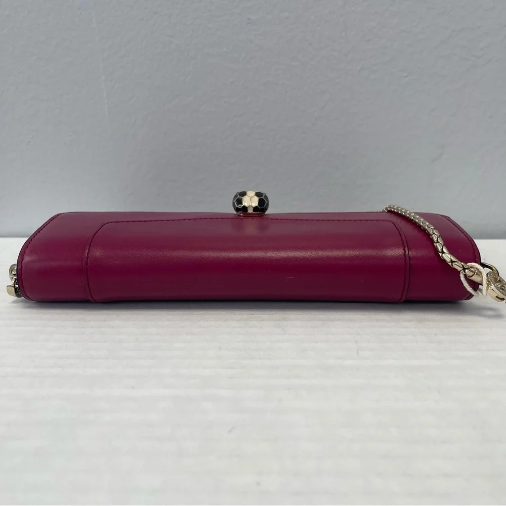 Bvlgari Serpenti Forever Wallet on Chain - Red - Picture 9 of 15